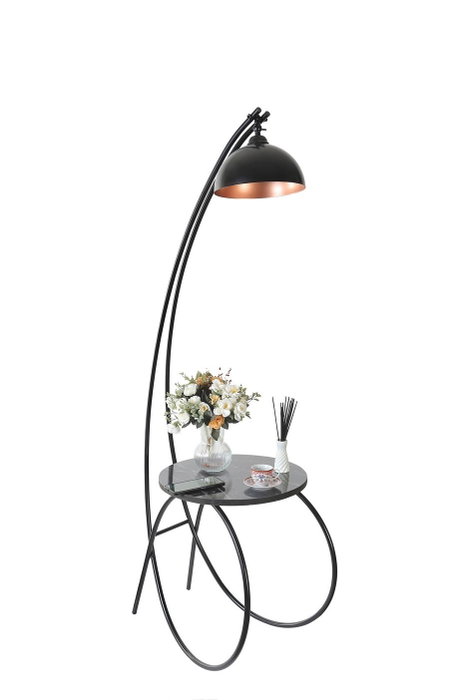 Opviq Lámpara de Pie 8847-3 Cuerpo Metálico Negro Opviq Lámpara de Pie 8847-3 Cuerpo Metálico Negro
